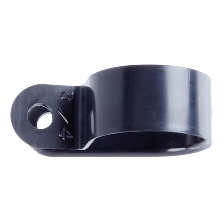 Jandorf Cable Clamp, Nylon, 3/4 in Bundle Dia., Black 61451